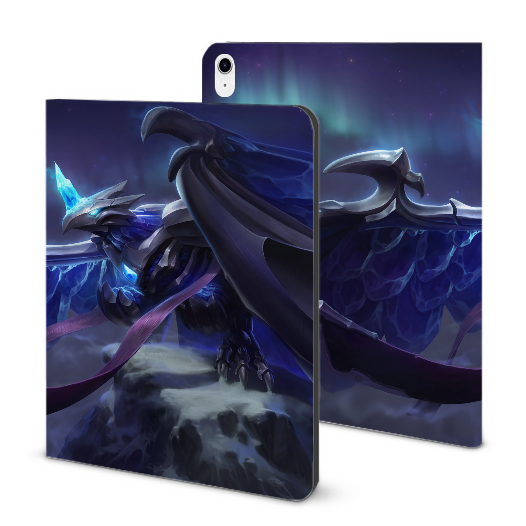 （画像用） リーグ・オブ・レジェンド League of Legends LOL IPad ケース ブック型 PUレザー TPU 耐衝撃 軽量 薄型 ペン収納なし 全面保護 IPad 各モデル対応